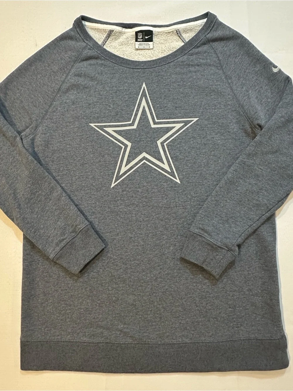 Nike Dallas Cowboys NFL Crewneck Sweatshirt Medium Blue